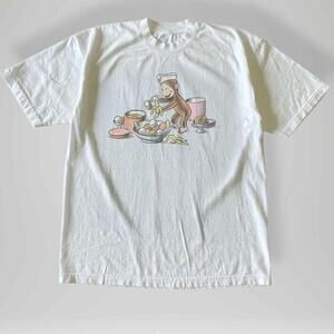 Style Curious George Ice Cream And Bananas T-Shirt